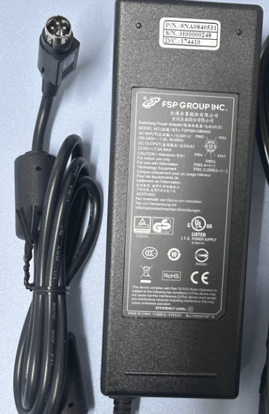 *Brand NEW*FSP FSP084-DIBAN2 12V 7A 4PIN AC DC Adapter POWER SUPPLY